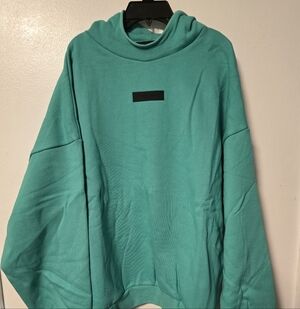 HOLIDAY SALE! Authentic Essentials Fear of God Hoodie – Mint | Size Large